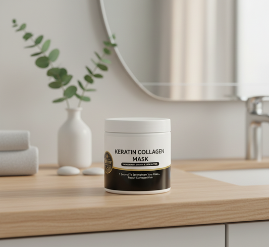 Keratin Collagen Hair Mask – Deep Repair & Strengthening Treatment (500ml)