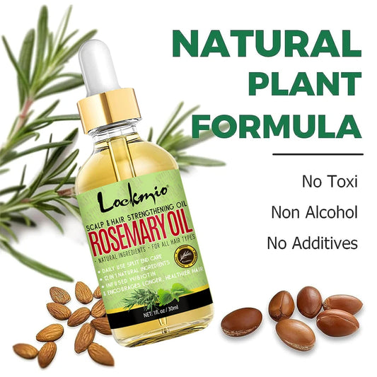 Rosemary Oil For Hair and Dry Scalp Nourishing Treatment For Split Ends Hair Essential Oils