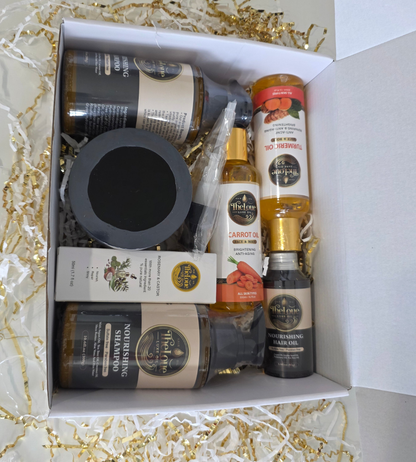 Theloue luxe oil hair care set