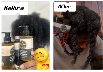 Theloue luxe oil hair care set