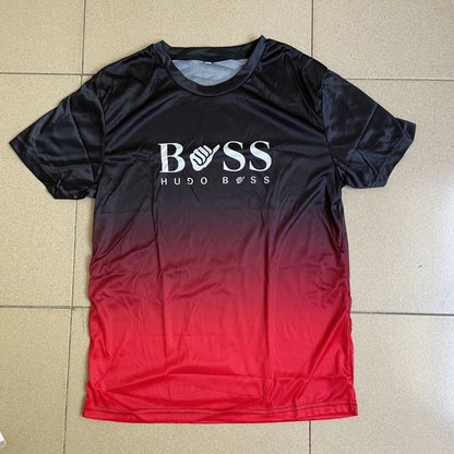 Men Clothing Soft T-Shirt Sports Gym Tees Fashion Sportswear