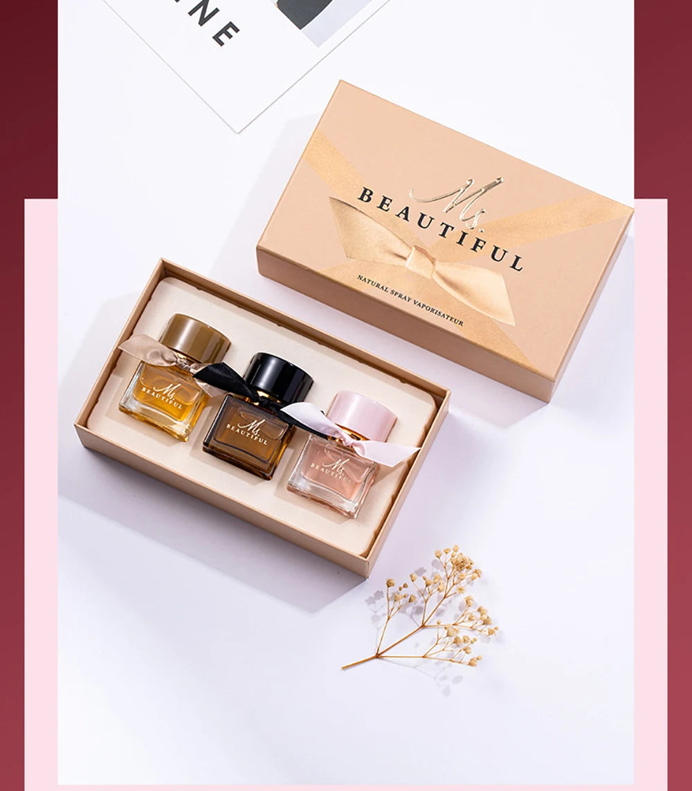 Beautiful Life Perfume Women Gift Box Three Piece Set Lasting Fragrance Fragrancy духи Floral Scent Pheromone Eau De Parfum