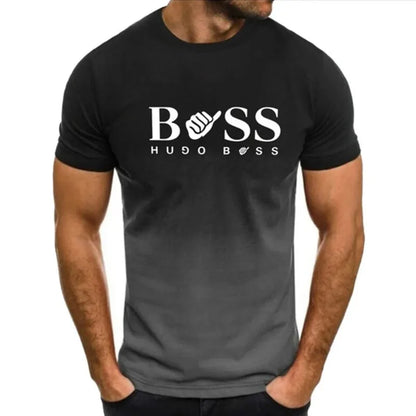 Men Clothing Soft T-Shirt Sports Gym Tees Fashion Sportswear