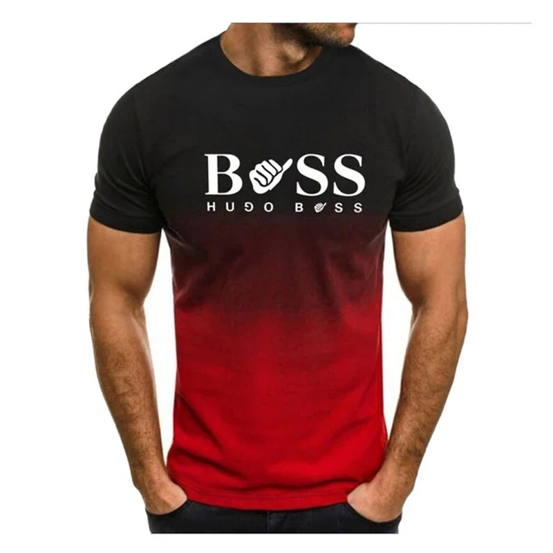 Men Clothing Soft T-Shirt Sports Gym Tees Fashion Sportswear