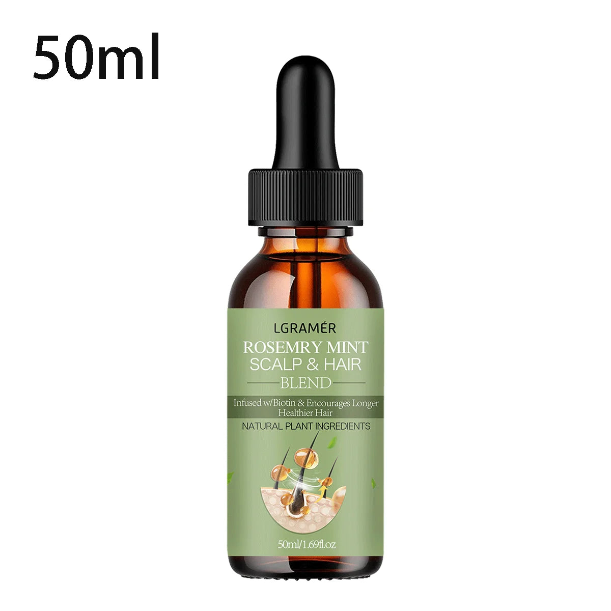 Hair Growth Essential Oil Rosemary Mint Hair Strengthening Oil Nourishing Treatment