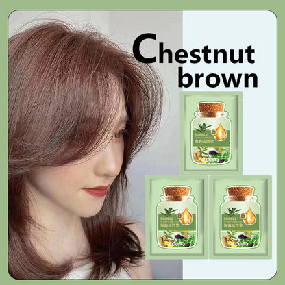 Pure Natural Herbal Hair Dye Shampoo 5 Minutes Change Hair Color