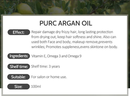 PURC Morocco Argan Oil Smoothing Hair Treatment Repair