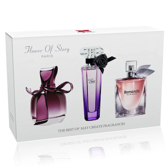 Luxury Brand Women Perfume Gift Box Three Piece Set  Lasting Floral Scent Exudes Feminine Charm Fragrance Eau De Parfum