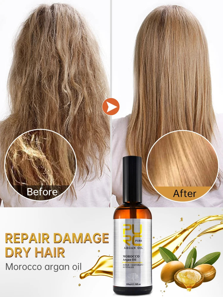 PURC Morocco Argan Oil Smoothing Hair Treatment Repair