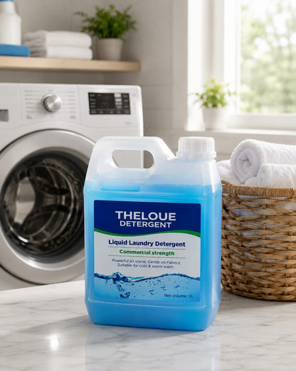 Theloue Detergent – Deep Cleaning Liquid Laundry Detergent | Fresh Scent | Works in All Washing Machines