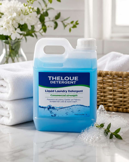 Theloue Detergent – Deep Cleaning Liquid Laundry Detergent | Fresh Scent | Works in All Washing Machines