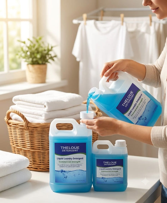 Theloue Detergent – Deep Cleaning Liquid Laundry Detergent | Fresh Scent | Works in All Washing Machines