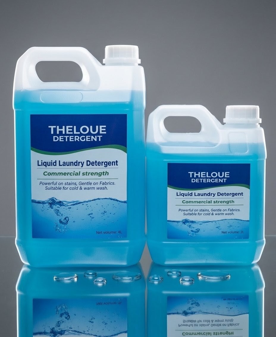 Theloue Detergent – Deep Cleaning Liquid Laundry Detergent | Fresh Scent | Works in All Washing Machines