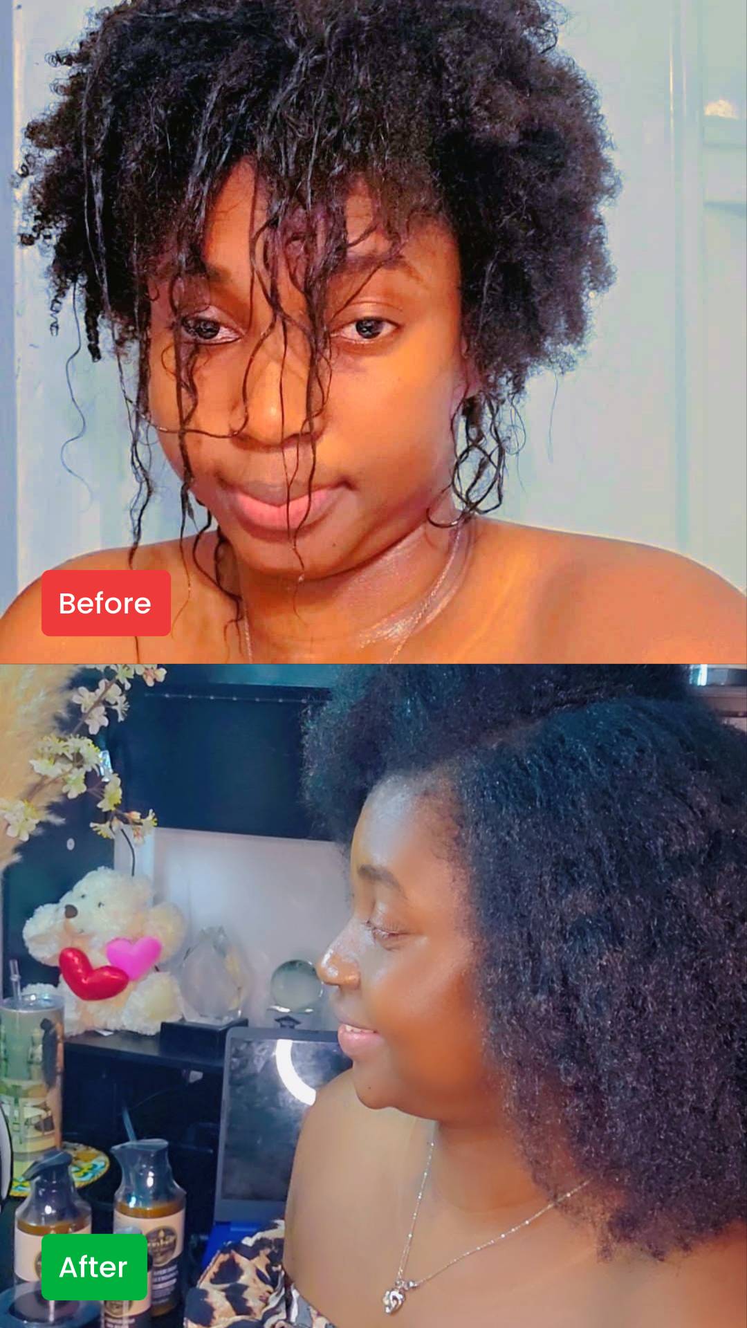 Theloue luxe oil hair care set