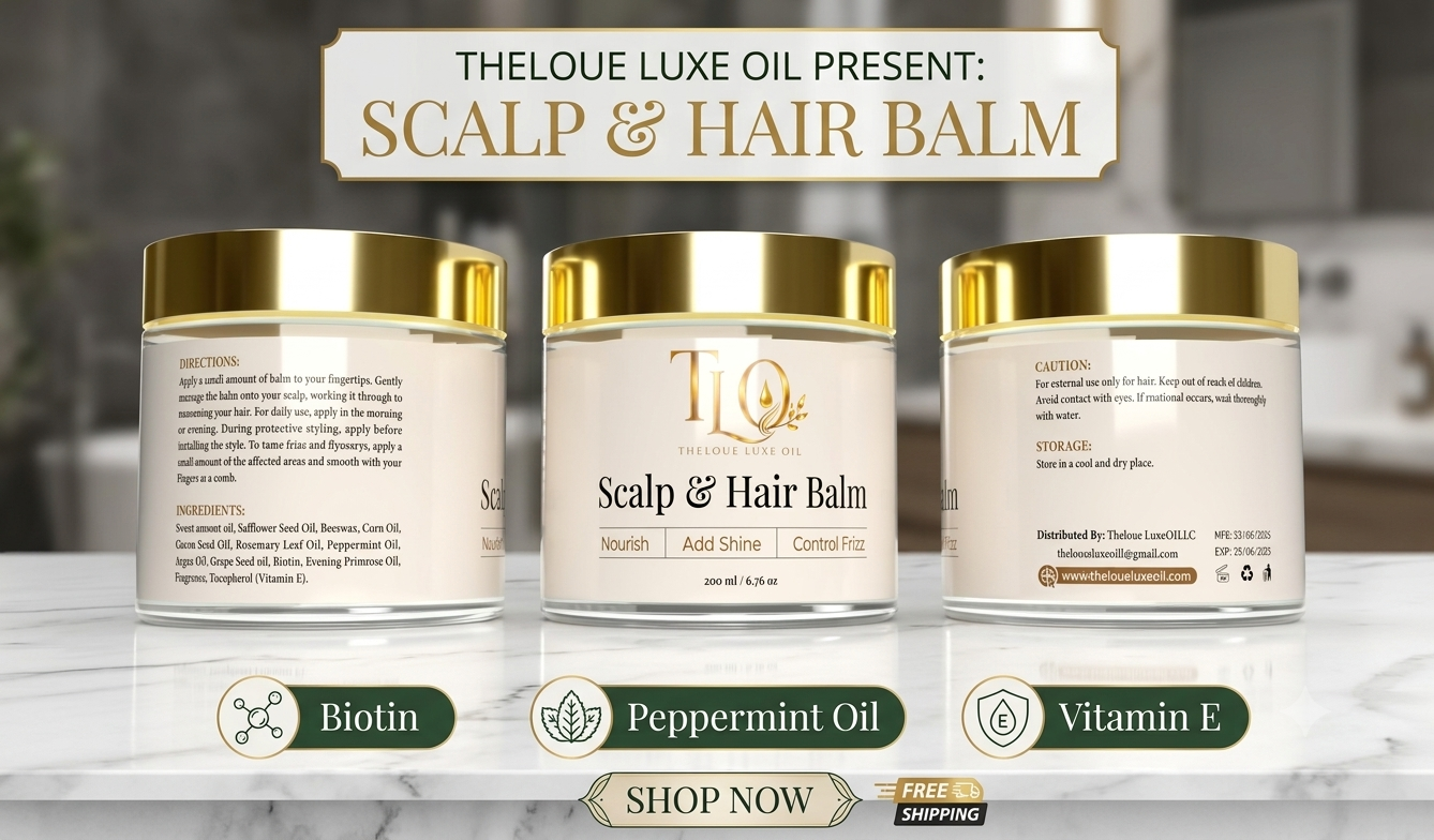 Theloue Luxe Oil – Scalp & Hair Balm (200 ml / 6.76 oz)