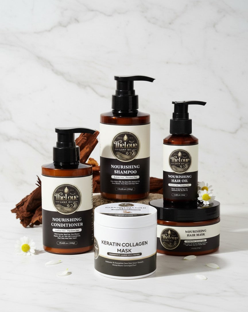 Theloue Luxe Oils – Ultimate Nourishing & Repair Hair Care Bundle