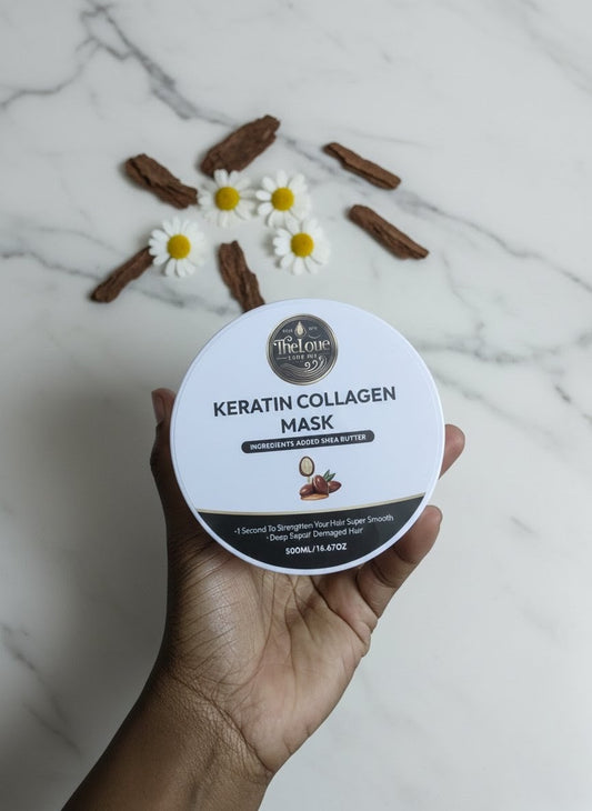 Keratin Collagen Hair Mask – Deep Repair & Strengthening Treatment (500ml)