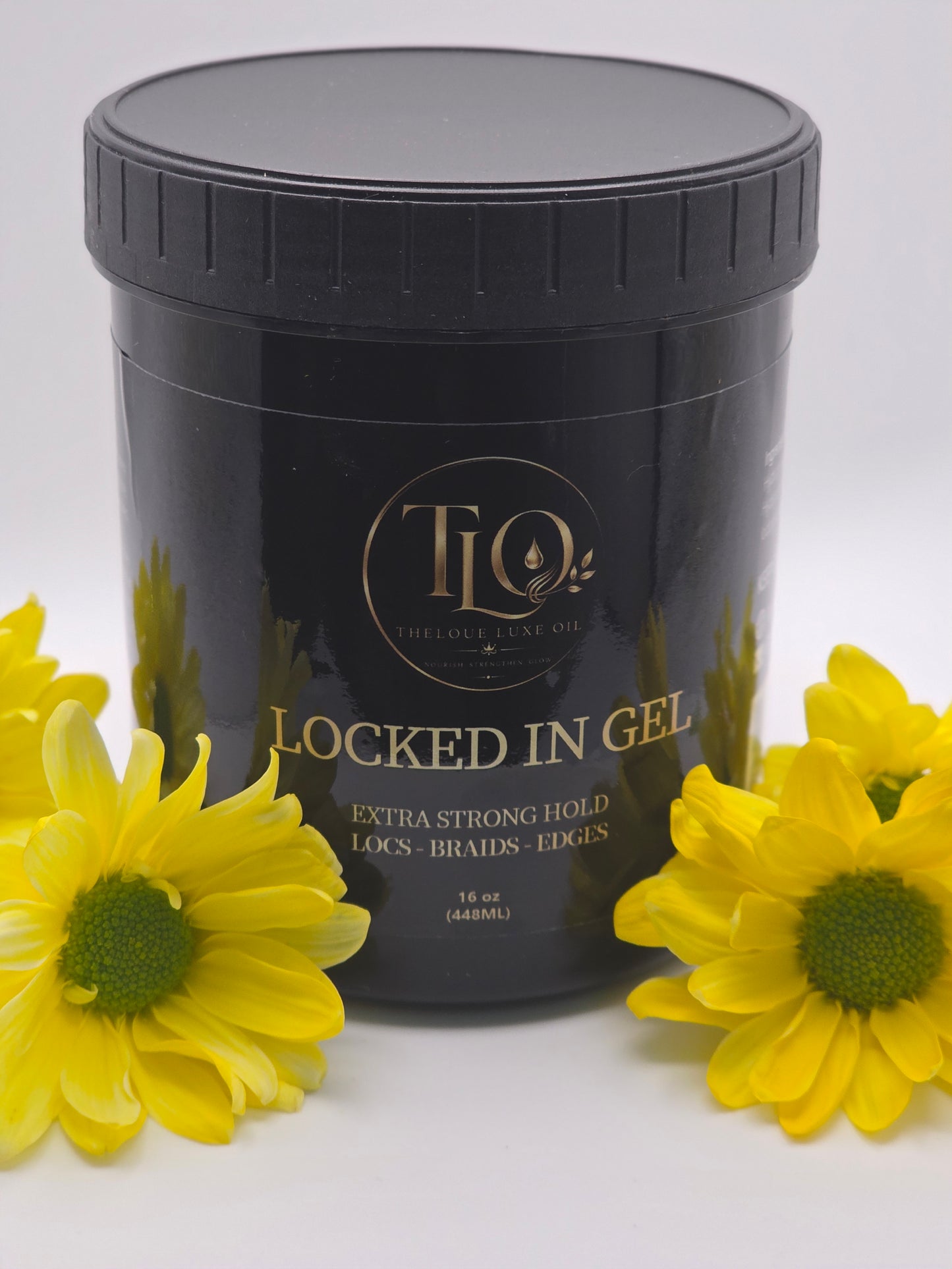 TLO – LOCKED IN GEL
Extra Strong Hold for Locs, Braids & Edges
