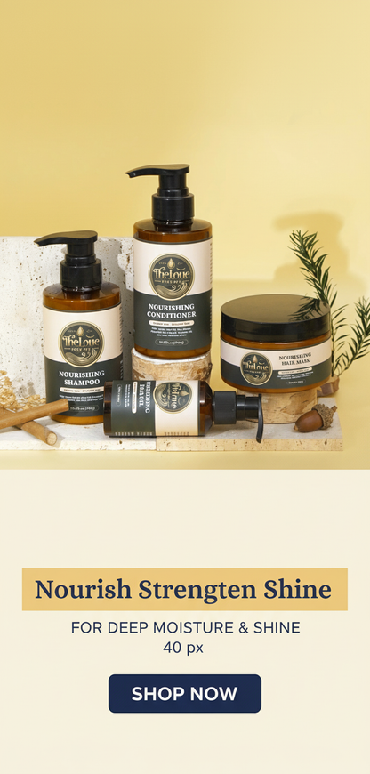 Theloue luxe oil hair care set