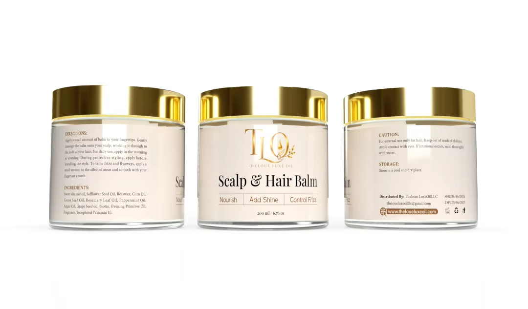 Theloue Luxe Oil – Scalp & Hair Balm (200 ml / 6.76 oz)