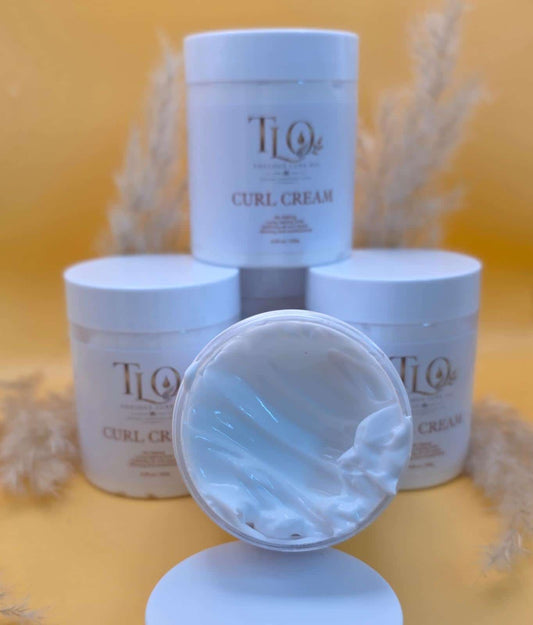 Theloue Luxe Oil Curl Cream – Defines, Moisturizes & Controls Frizz | Long-Lasting Hold | 8.8 oz (250g)