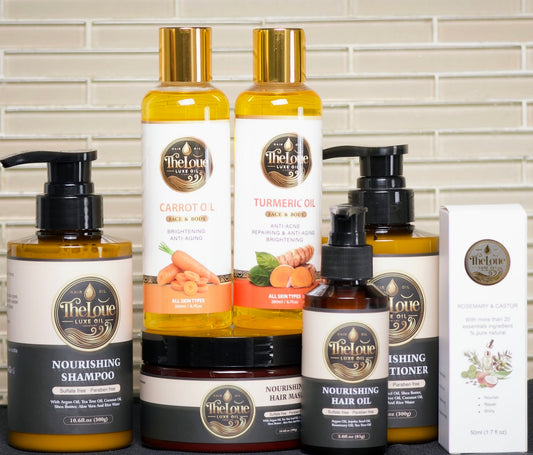 ✨ The Luxe Self-Care Collection
Healthy Hair. Glowing Skin. All in- One Luxe Set.