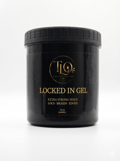 TLO – LOCKED IN GEL
Extra Strong Hold for Locs, Braids & Edges