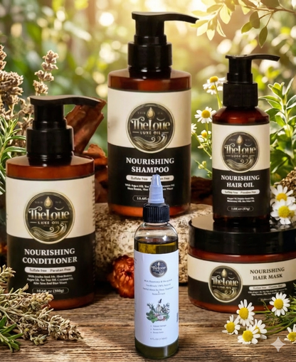 Theloue Luxe Oils – Ultimate Nourishing & Repair Hair Care Bundle