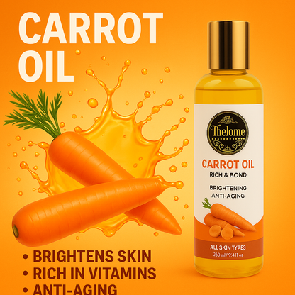 Organic Carrot Glow Oil          Face & Body Brightening Oil with Glutathione, Arbutin & Vitamins A + E | Anti-Aging, Whitening & Moisturi