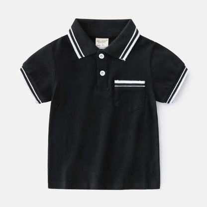 Boys' T-Shirt Summer Polo Shirt